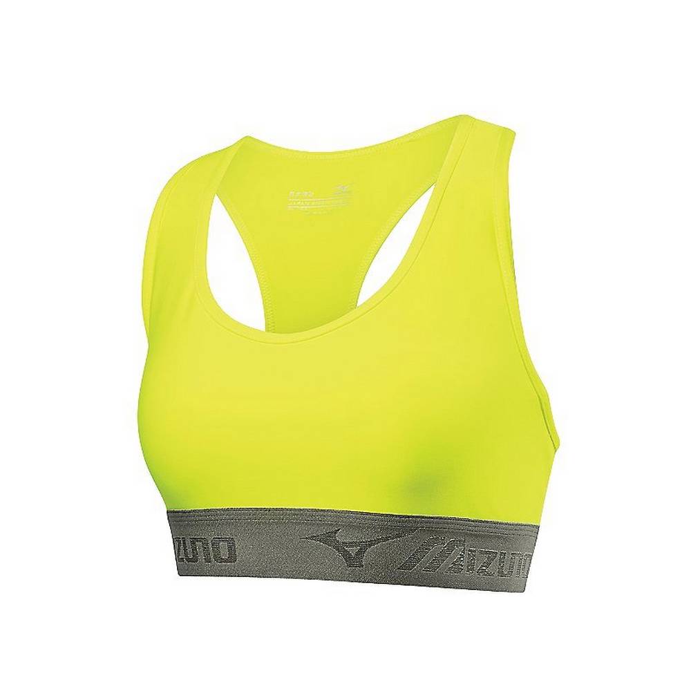 Sutiãs de Desporto Mizuno Alpha - Mulher - Amarelas/Pretas - WKCJT7618